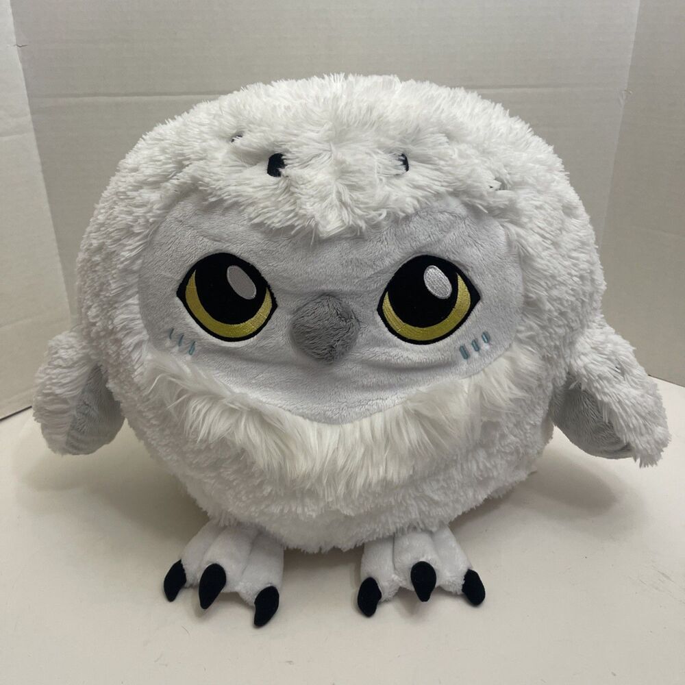SQUISHABLE Snow Owl Hedwig Large Stuffed Animal Plush Lovey 15”x 15”